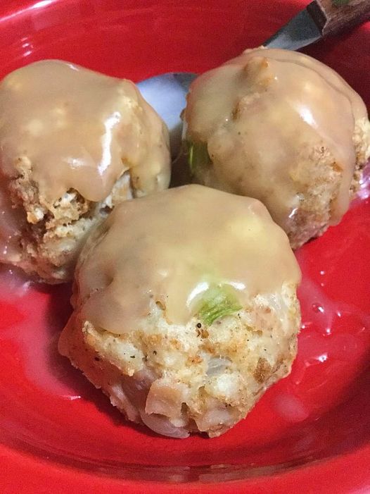 LEFTOVER TURKEY STUFFING BALLS RECIPE