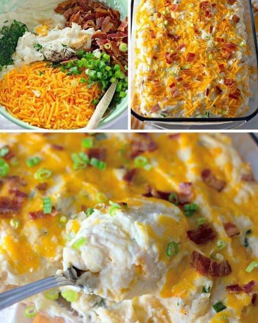 Loaded Twice Baked Potato Casserole