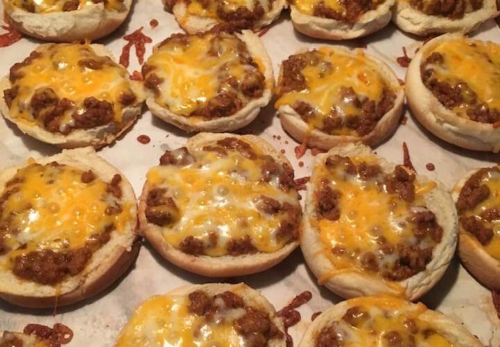 Old school pizza burgers 1 Old school pizza burgers