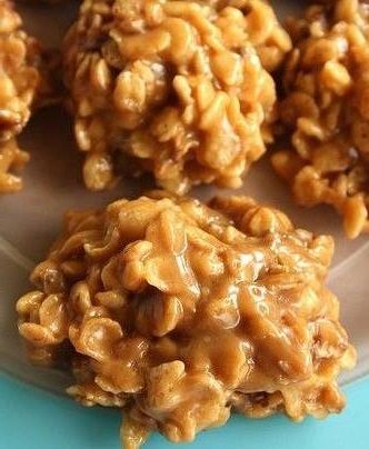SALTED CARAMEL PEANUT BUTTER BOILED COOKIES