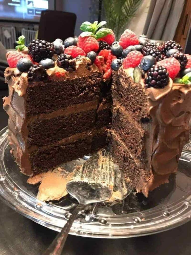 Fudgiest Dairy-Free Chocolate Cake