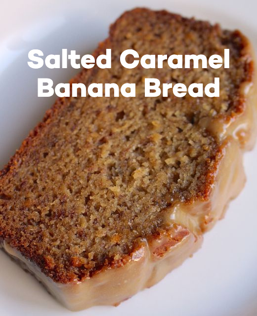 Salted Caramel Banana Bread 2 Salted Caramel Banana Bread