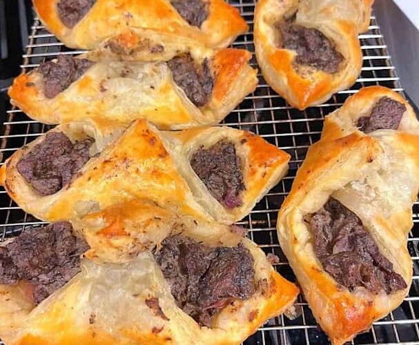 Beef Wellington Turnover with Sweet Chili Wine Sauce