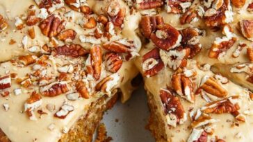 Carrot Cake With Dulce De Leche Cream Cheese Frosting