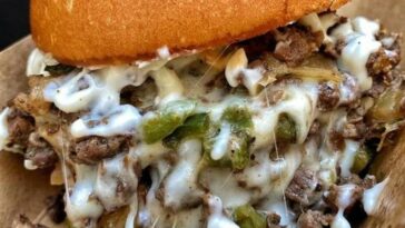 PHILLY CHEESE STEAK BURGERS
