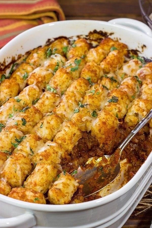 BIG MAC TATER TOT CASSEROLE
