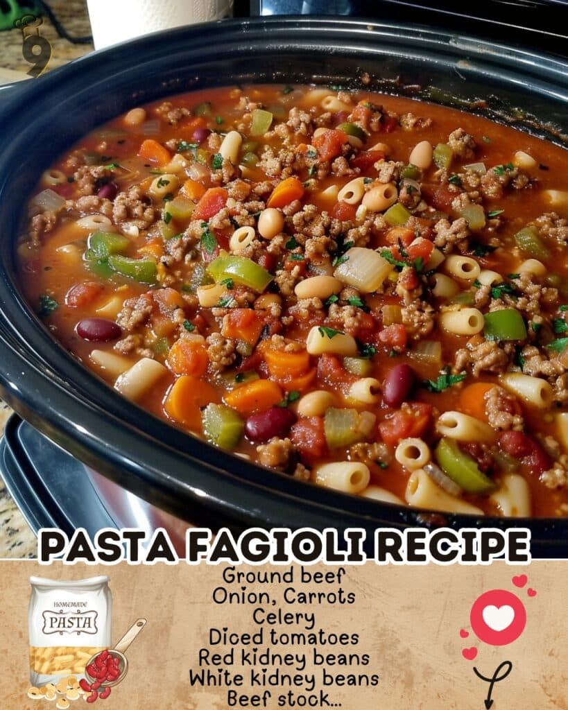 Pasta Fagioli RECIPE Pin Pinterest