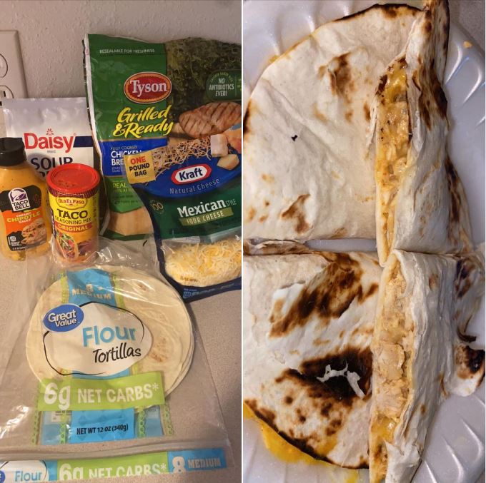 Taco Bell quesadillas