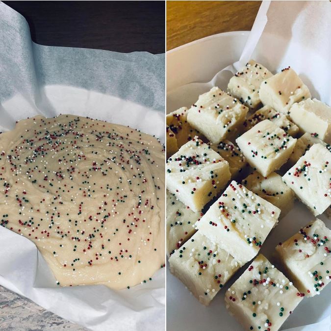 The Best Sugar Cookie Fudge