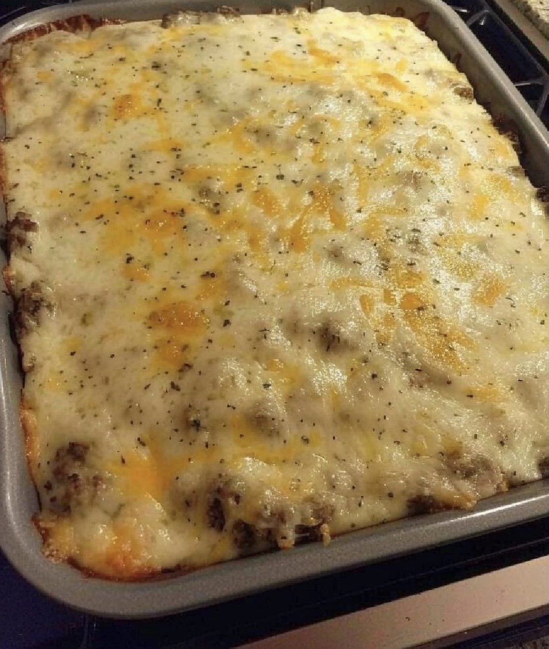 Biscuits and Gravy Casserole with Sausage and Eggs Recipe
