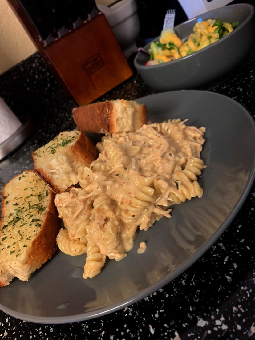 Buffalo Wild Wings Parmesan Garlic Chicken Pasta