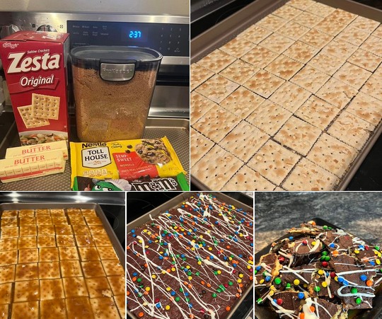 Christmas Crack candy