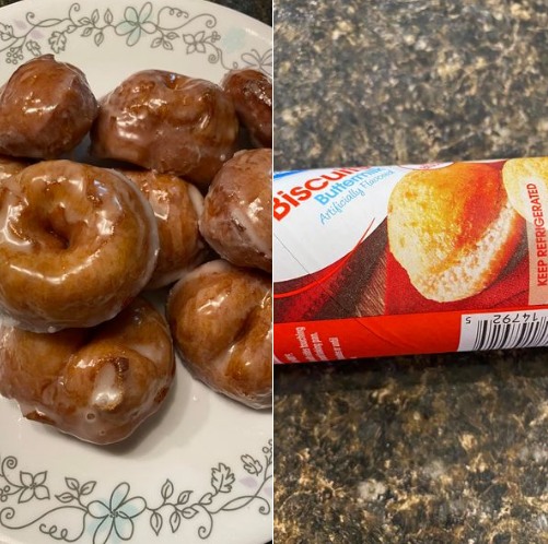 Quick and Easy Fried Biscuit Donuts