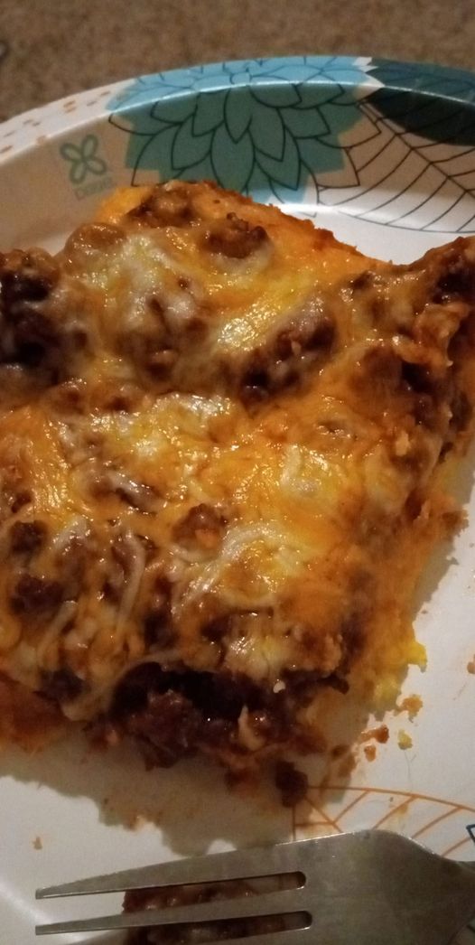 Sloppy Joe cornbread casserole