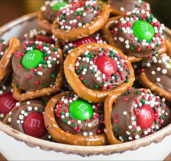 Rolo Pretzels with M&M’s