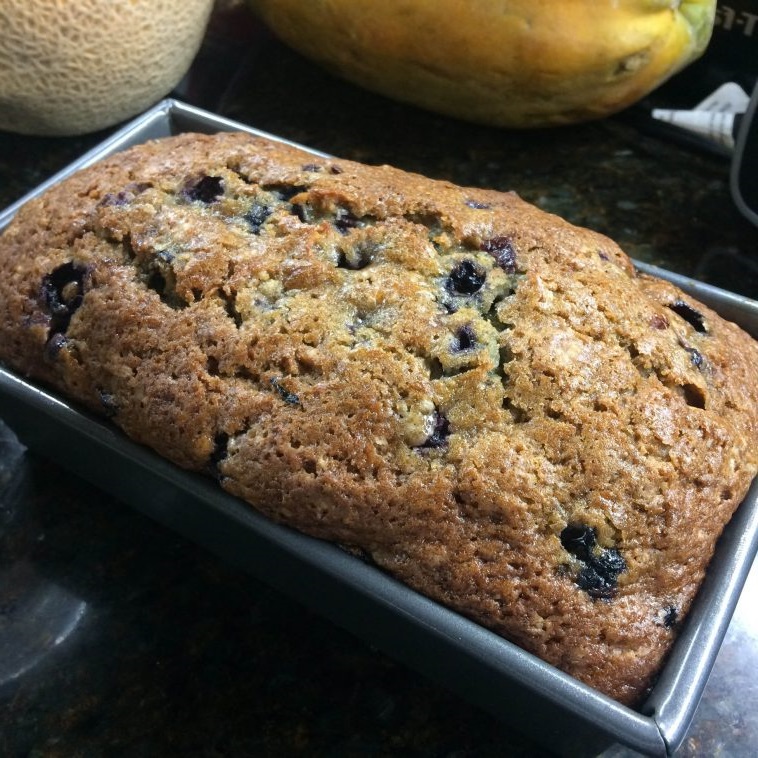 Easy Blueberry Zucchini Bread