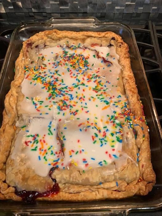 Blueberry Pop Tart Cobbler