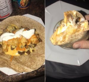 Cheesy Potato Burritos Recipe
