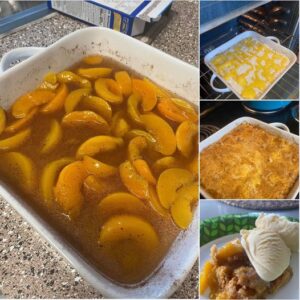 The Best Peach Dump Cake Recipe
