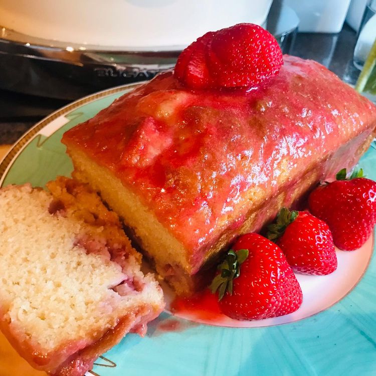 Strawberry Pound Cake