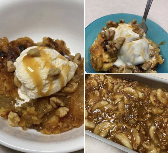 Caramel Apple Cobbler