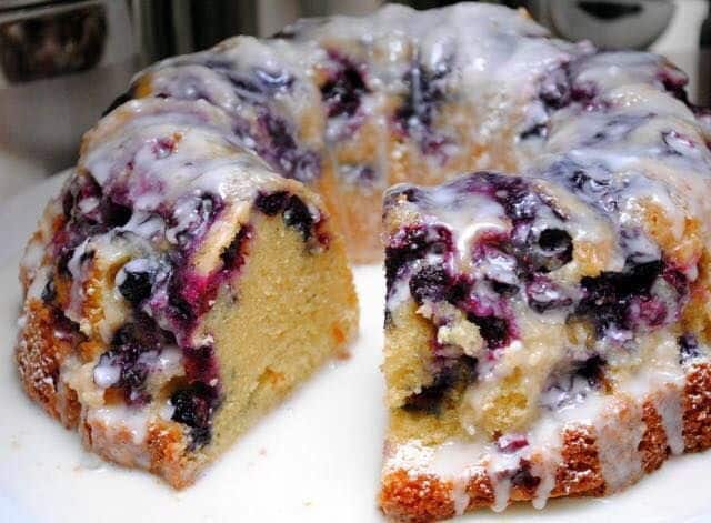 Blueberry Pound Cake