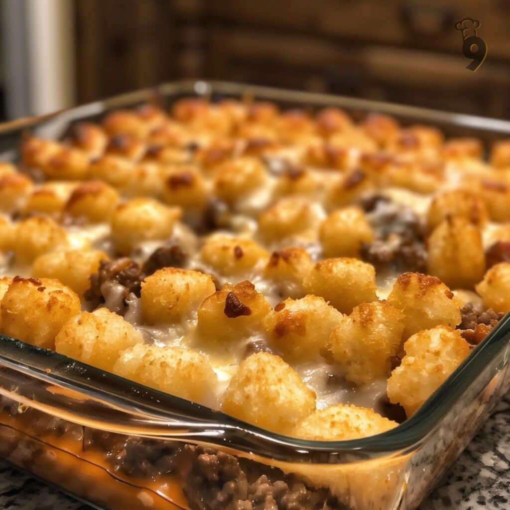 Cheesy Tater Tot Casserole Recipe 1 Cheesy Tater Tot Casserole Recipe