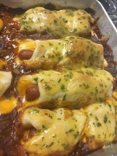 Chili Dog Casserole