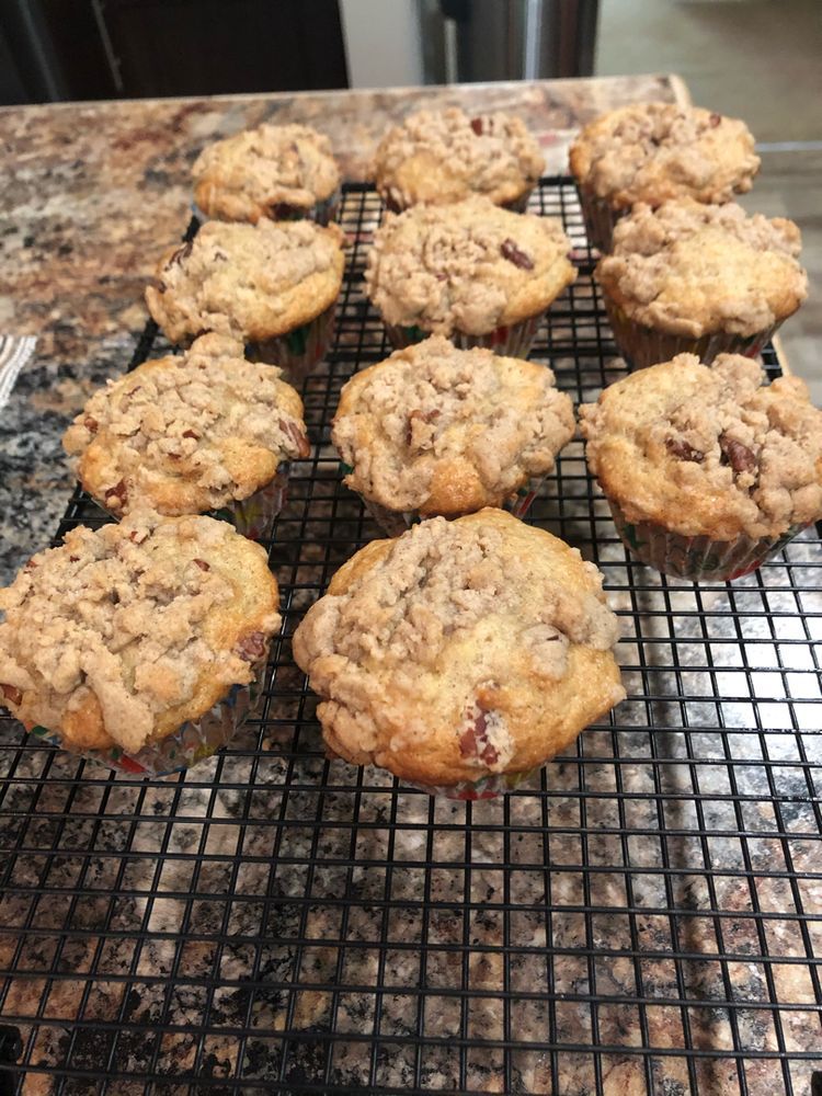 Coffee Cake Banana Bread Muffins