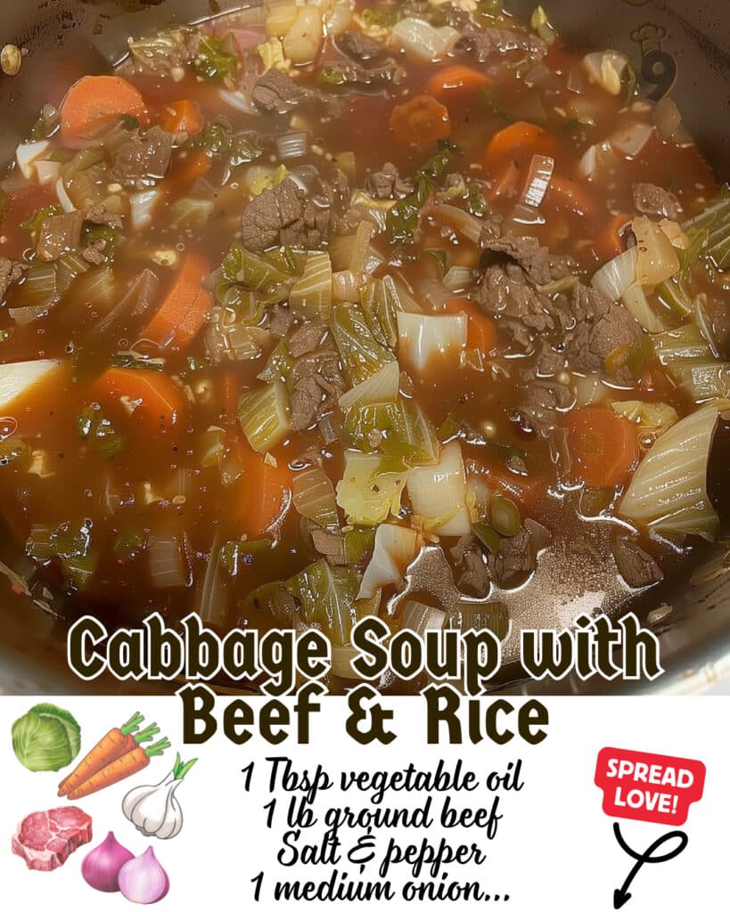 Hearty Cabbage Soup with Beef & Rice: Best Comfort Food Recipe for Family Dinners 2 000F4D51 F855 4CB3 B7A9 E7C25AAB92A5