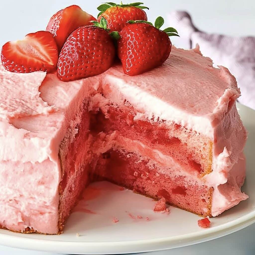 Easy Strawberry Cake Recipe from Scratch: MeeMee's Secret Family Dessert 1 Best Ever Strawberry Cake