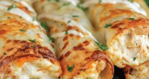 Chicken Bacon Ranch Mozzarella Rolls
