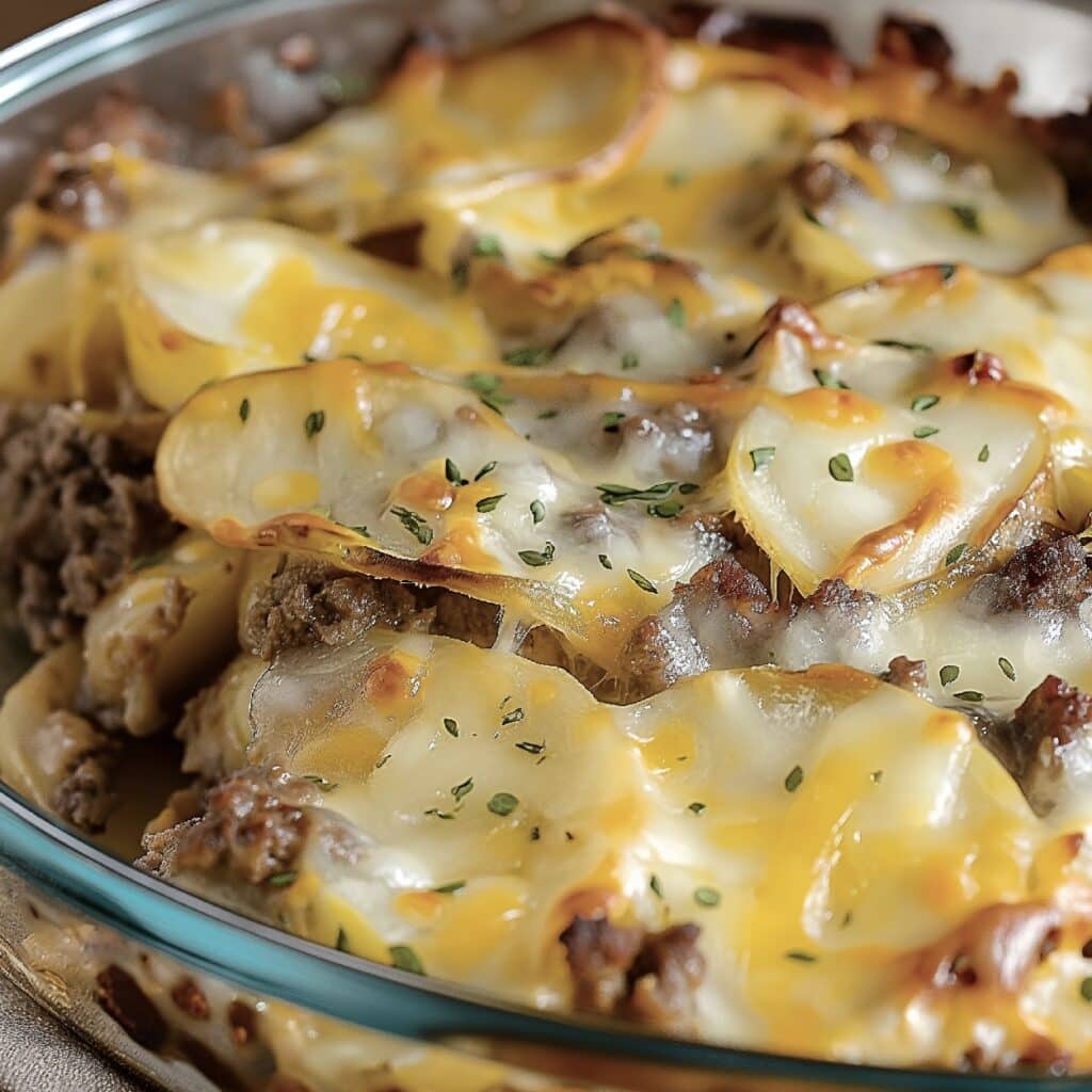Hamburger and Potato Casserole: A Comforting Classic Easy Family Recipes