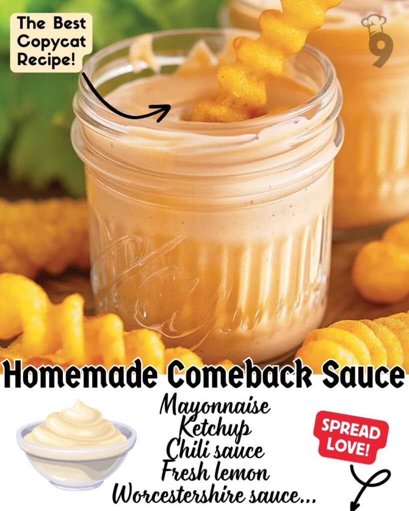 Homemade Comeback Sauce Pinterest Pin
