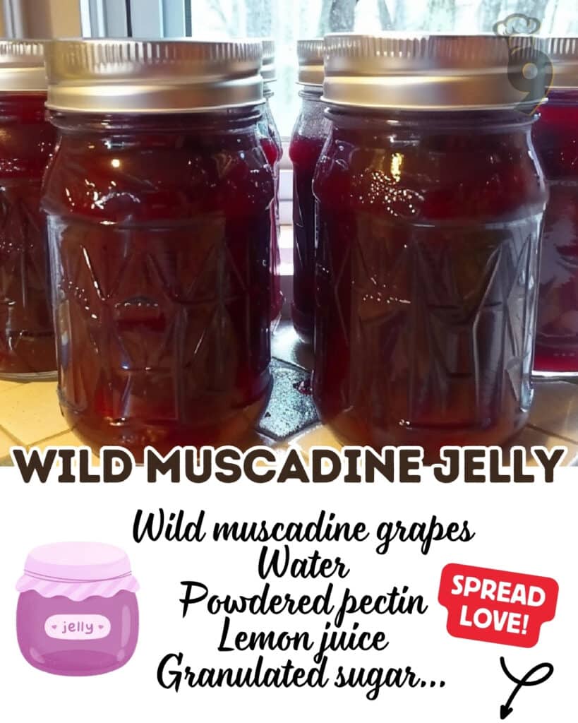 Wild Muscadine Jelly 3 Pinterest Pin