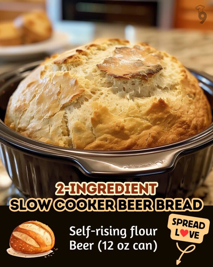 2-Ingredient Slow Cooker Beer Bread: A Delightful Culinary Adventure 2 Slow Cooker Beer Bread Recipe 1