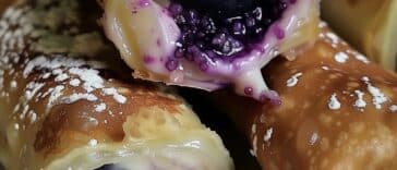 Quick and easy Blueberry Cream Cheese Egg Rolls that are perfect for any occasion. Follow our recipe for a dessert that will impress everyone. Pin it now!