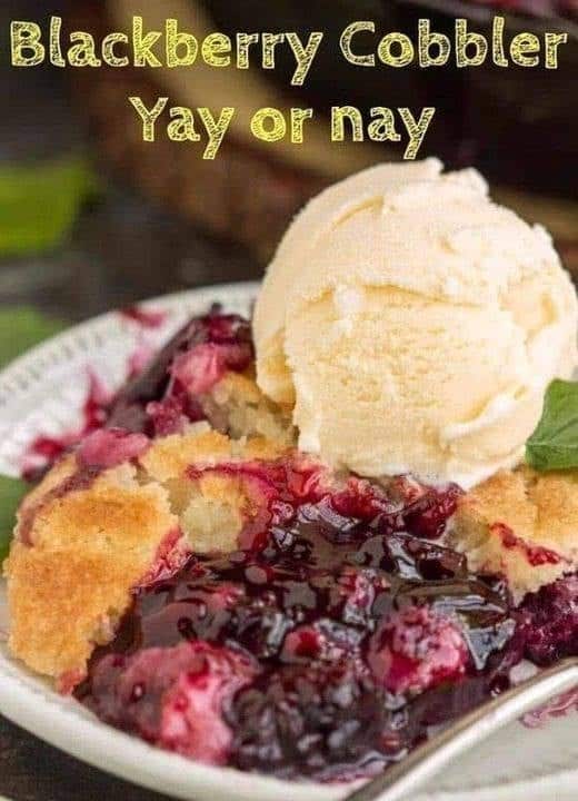 blackberry cobbler
