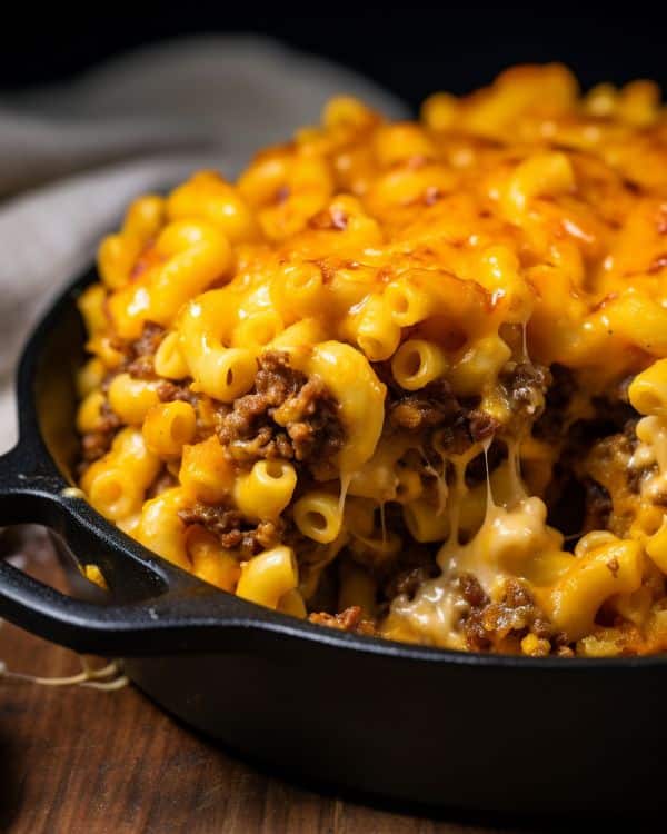 Cheesy Hamburger Casserole 1 Cheesy Hamburger Casserole