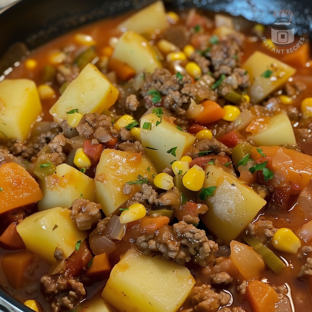Taste of Childhood Beef Veggie Stew