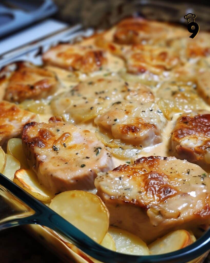 Creamy Pork Chops and Potatoes 2 Creamy Pork Chops and Potatoes Preparation
