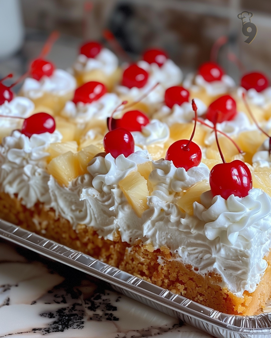 Piña Colada Poke Cake Recipe - Nine Recipes