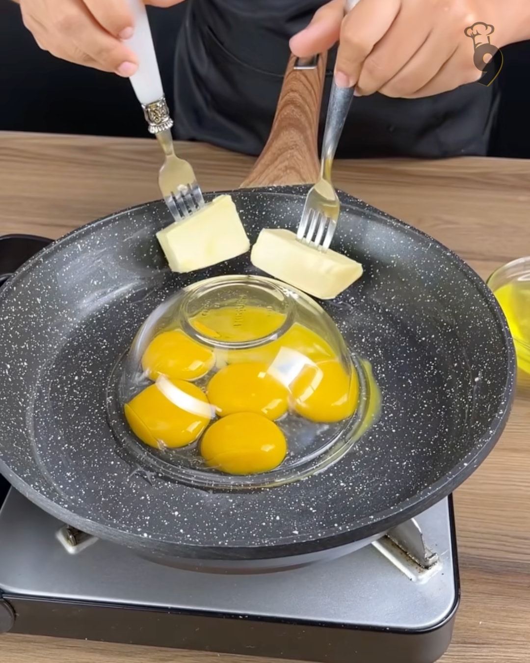 Unique Omelet Preparation