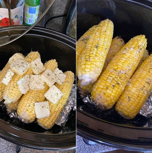 Crockpot Corn on the Cob 6 Crockpot corn on the cob