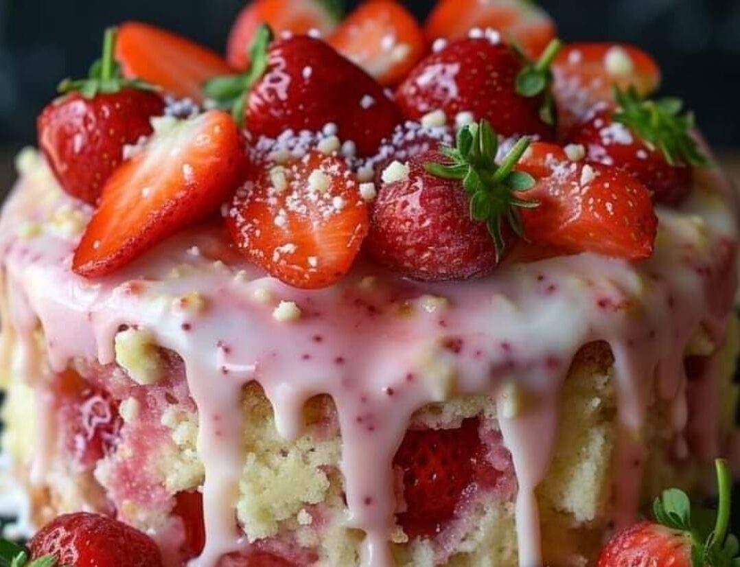 Strawberry Earthquake Cake FB e1727699755548