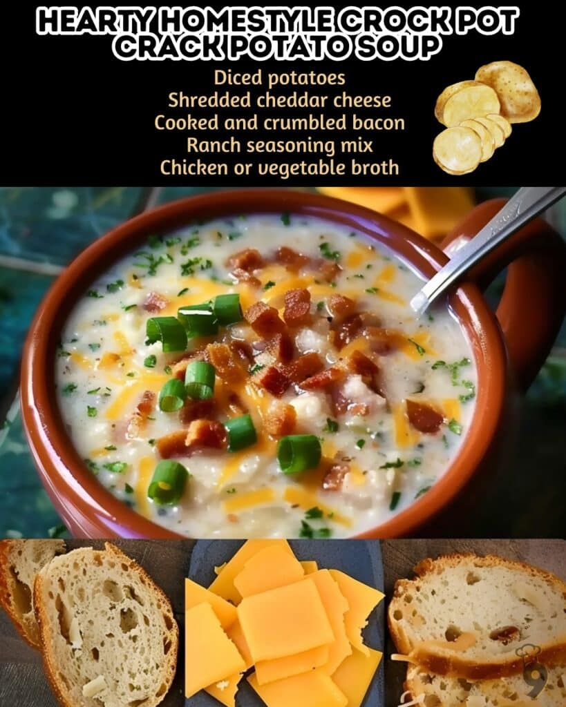 Crock Pot Crack Potato Soup 2 Crock Pot Crack Potato Soup Recipe