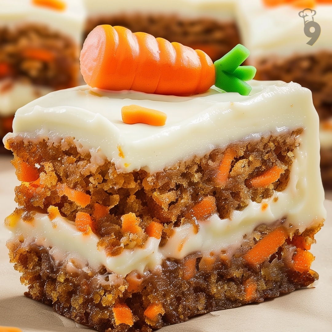 Delicious Carrot Cake Bars Recipe