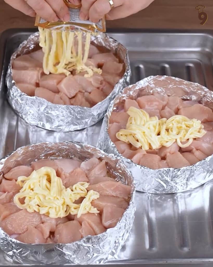 Foil Packet Chicken and Potatoes 3 Foil Packet Chicken and Potatoes Preparation