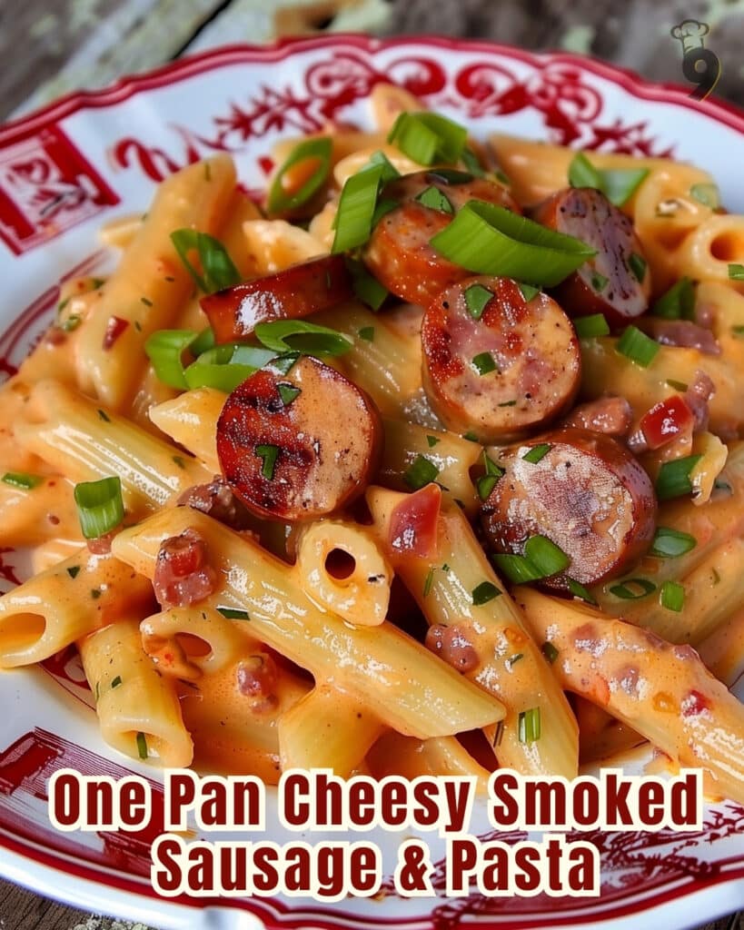 One Pan Cheesy Smoked Sausage Pasta The Ultimate Weeknight Savior