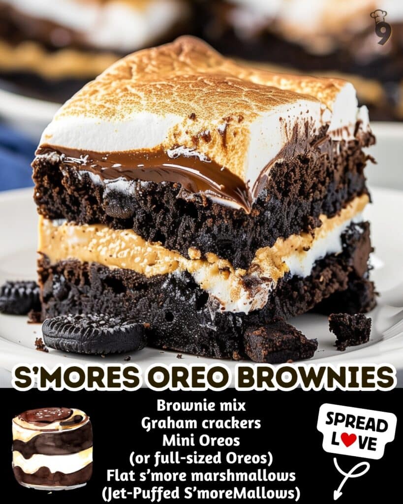S’mores Oreo Brownies 2 Smores Oreo Brownies